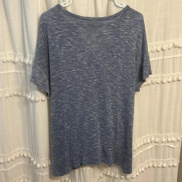 Juicy Couture Blue Keyhole Short Sleeve‎ Top Size Medium - Picture 6 of 8